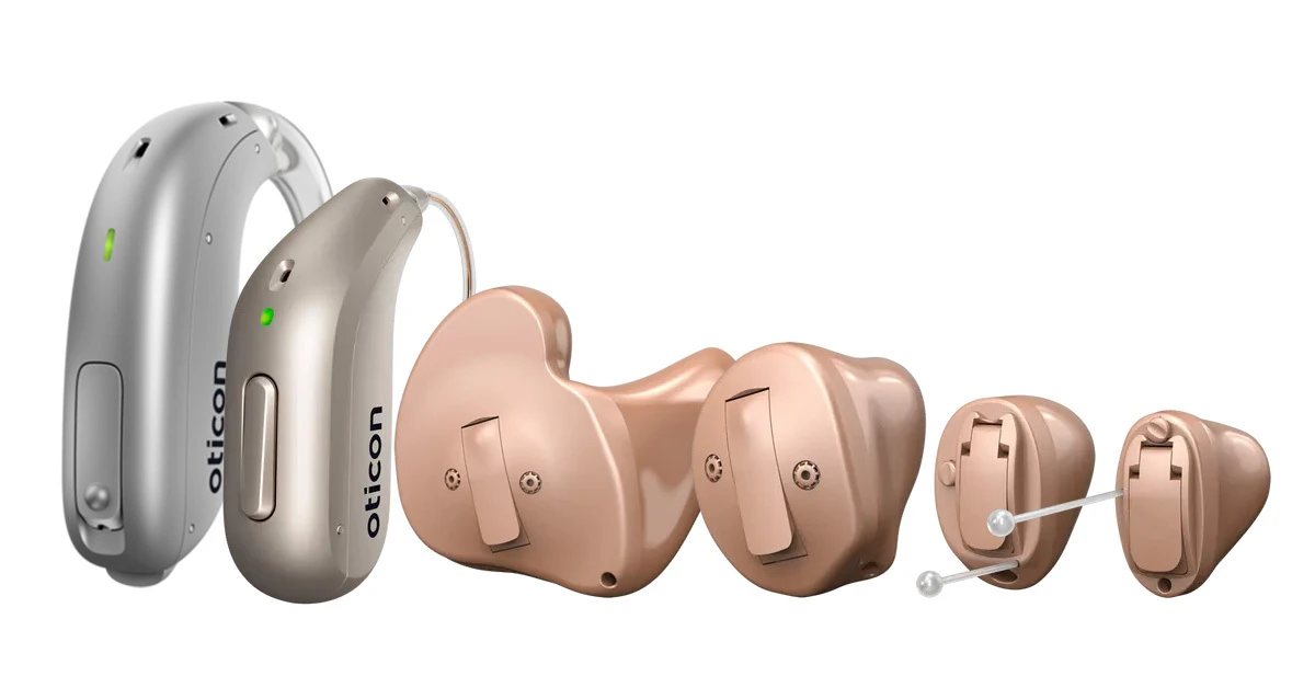 Hearing Aid Styles - Discounted at HEARING SAVERS