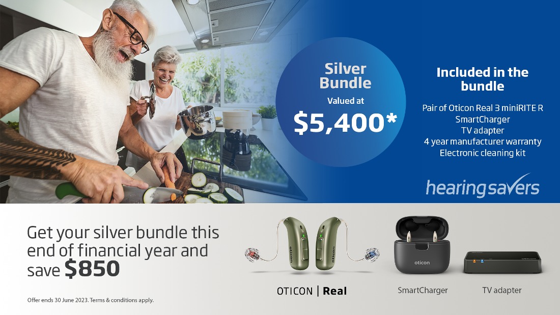 Oticon Real Platinum Bundle at HEARING SAVERS