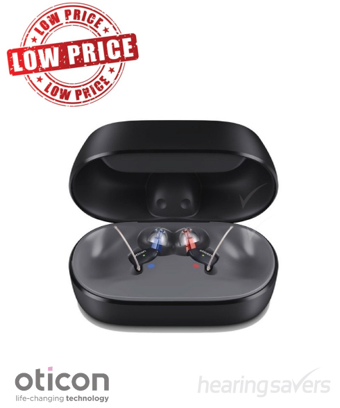 Oticon Zeal hearing aids discounted at HEARING SAVERS