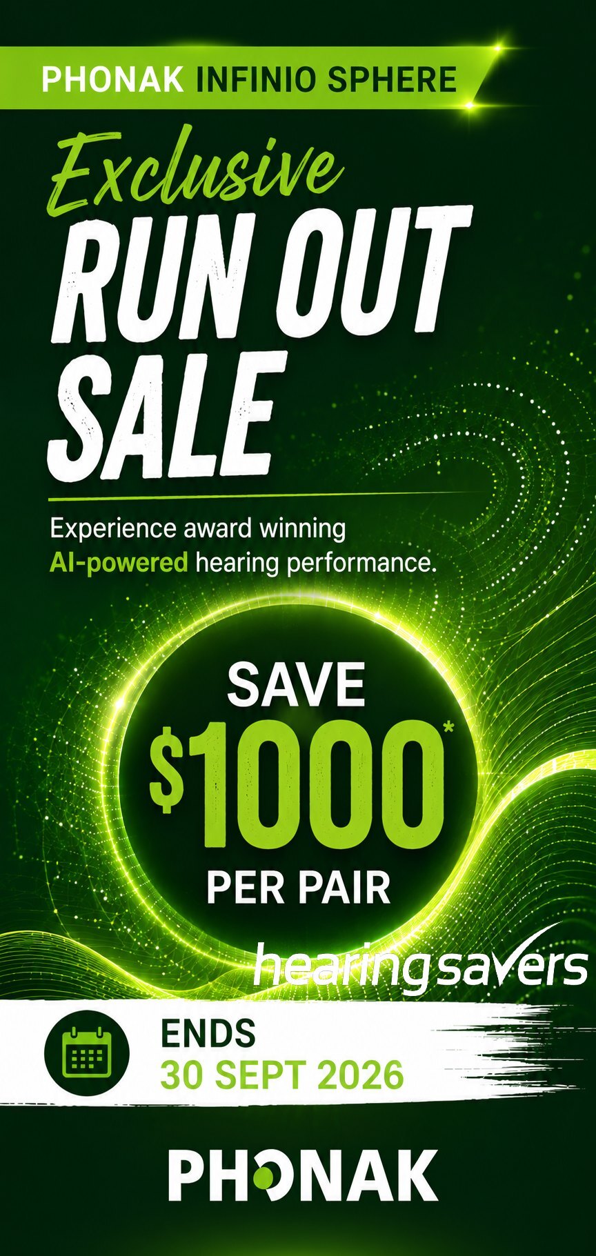 Phonak Sphere Run Out Sale 2026 at HEARING SAVERS