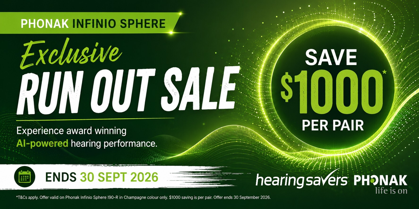 Phonak Sphere Run Out Sale 2026 at HEARING SAVERS