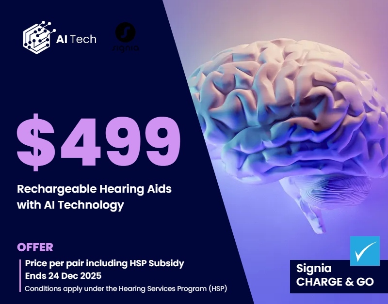 $499 Rechargeable Hearing Aids at HEARING SAVERS