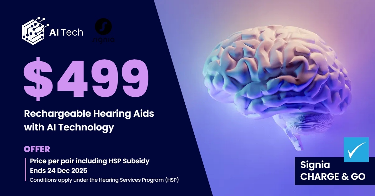 $499 Rechargeable Hearing Aids at HEARING SAVERS