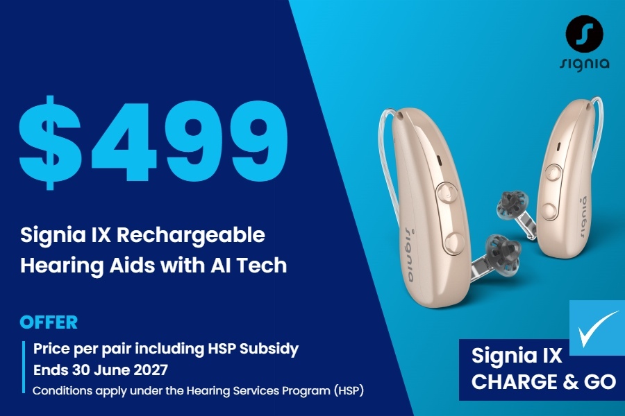 $499 Rechargeable Hearing Aids at HEARING SAVERS