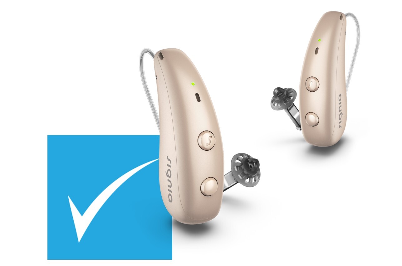 Signia Pure Charge & Go MaX hearing aids - Discounted at HEARING SAVERS