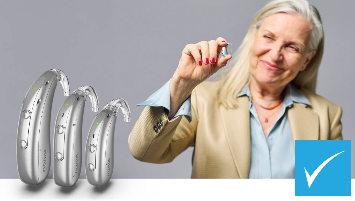 Signia Motion Charge & Go IX hearing aids - Discounted at HEARING SAVERS