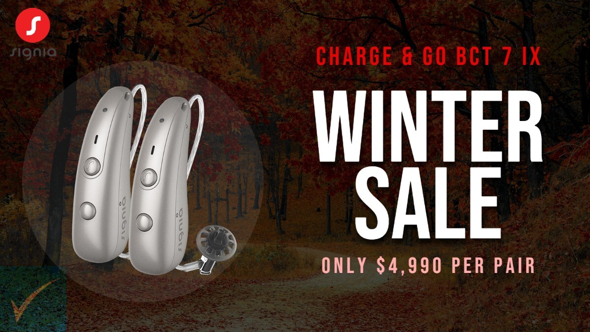 Signia Winter Sale at HEARING SAVERS