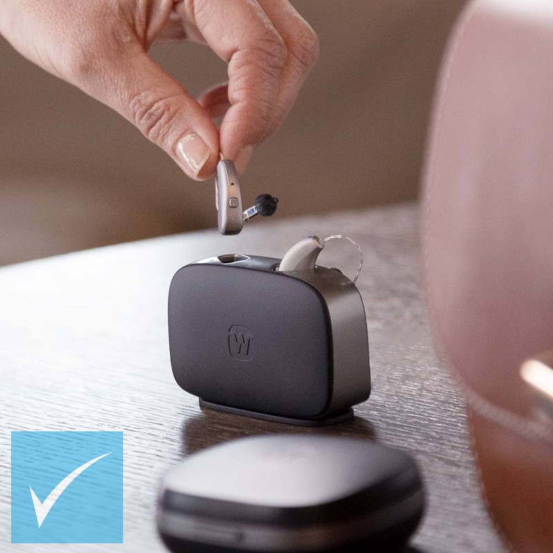 Widex Sheer rechargeable hearing aids - Discounted at HEARING SAVERS