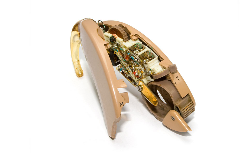 Broken hearing aid Broken hearing aid