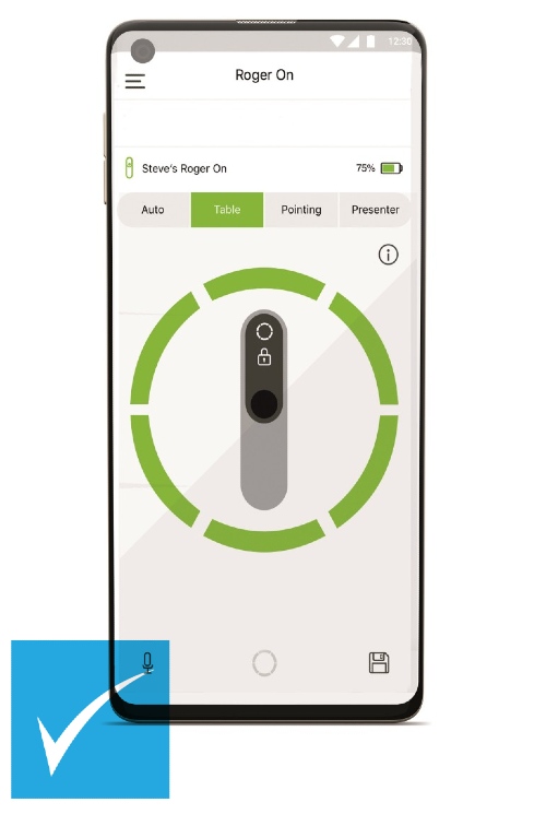 Phonak Roger On myRogerMic app Phonak Roger On myRogerMic app