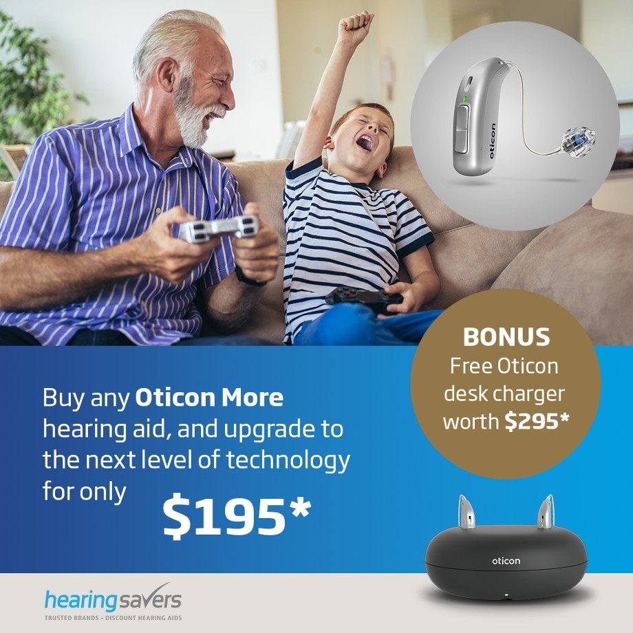 Oticon More EOFY Upgrade Offer at HEARING SAVERS Oticon More EOFY Upgrade Offer at HEARING SAVERS