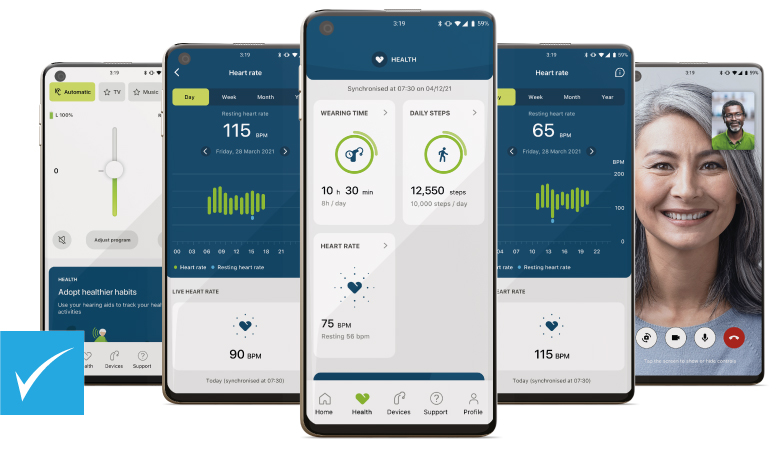 Phonak Paradise hearing aids discounted at HEARING SAVERS