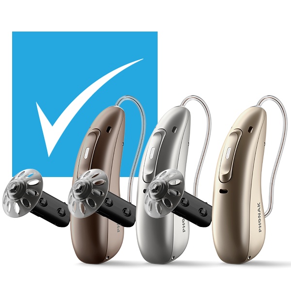 Phonak Paradise Fit hearing aids discounted at HEARING SAVERS