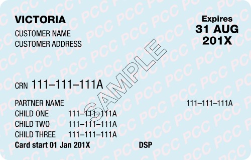 Pension Concession Card