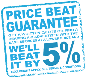 Price Beat Guarantee from HEARING SAVERS