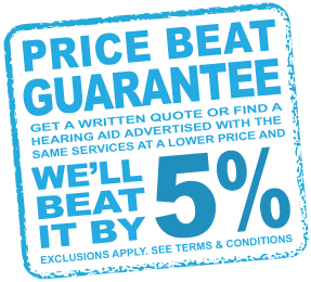 Lowest Price Guarantee at HEARING SAVERS